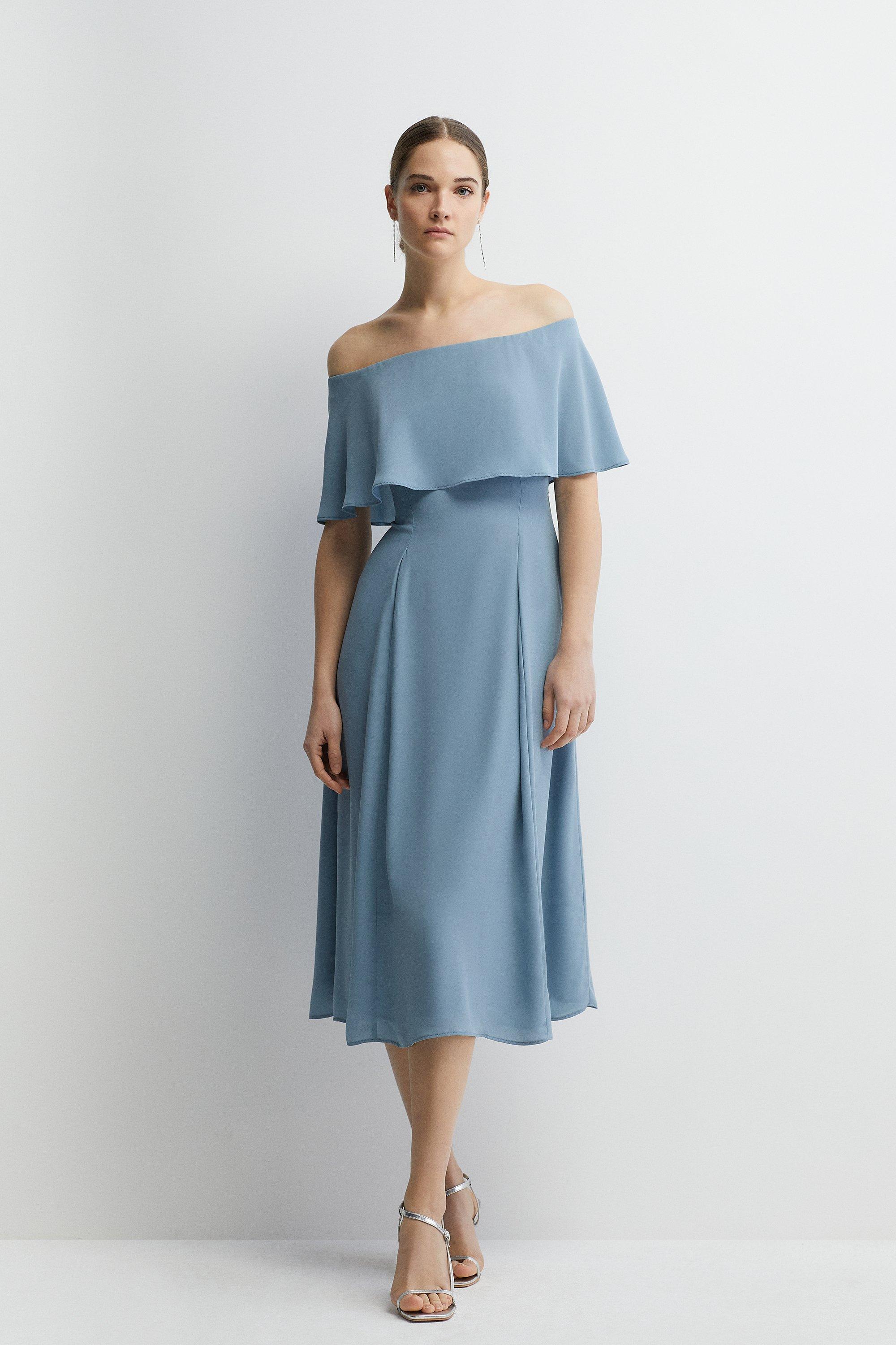 Coast odetta embroidered 2024 bridesmaid midi dress